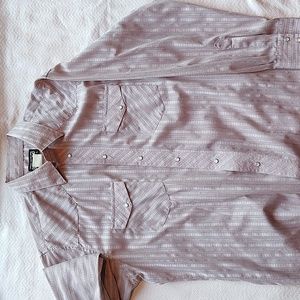 Vintage Wrangler pearl snap button down